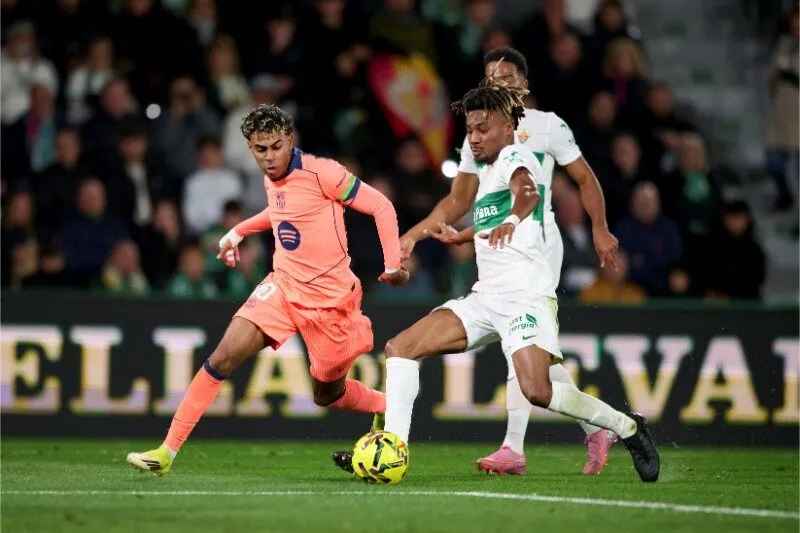 Phong độ thi đấu gần đây Elche vs Barcelona
